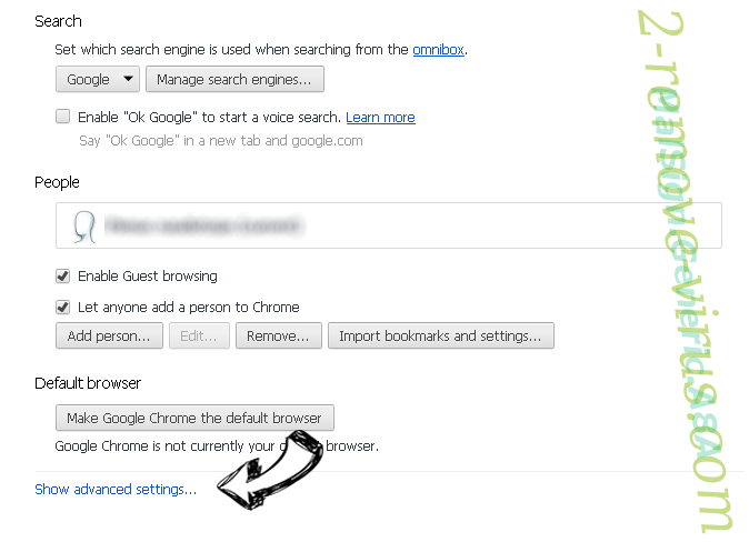 Xml-ads.com Chrome settings more