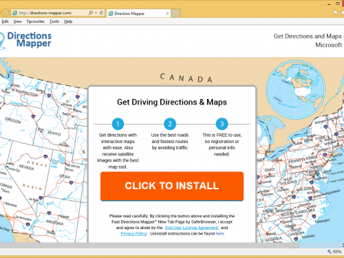 Poista Directions Mapper Toolbar