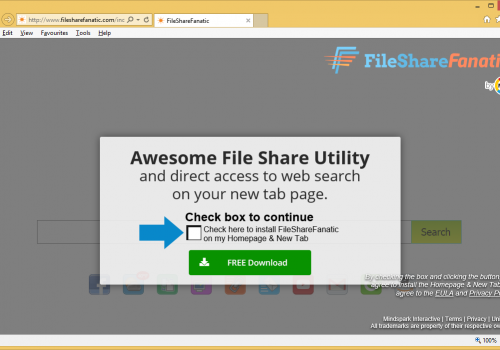 Poista FileShareFanatic Toolbar