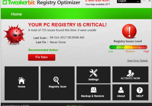 Távolítsa el a Tweakerbit Registry Optimizer