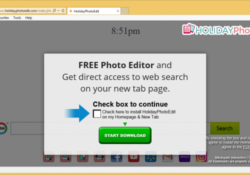 Poista HolidayPhotoEdit Toolbar