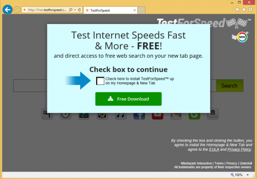 TestForSpeed Toolbar poisto