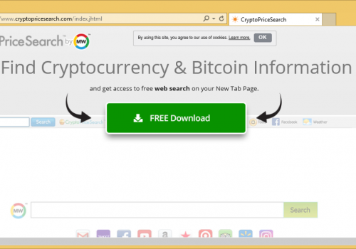 Poista CryptoPriceSearch Toolbar