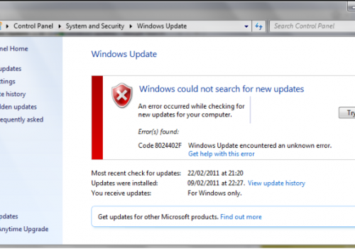 How to Update and Repair Windows 7