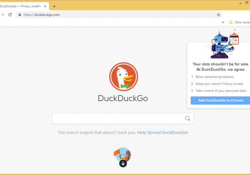 Duckduckgo.com eltávolítása