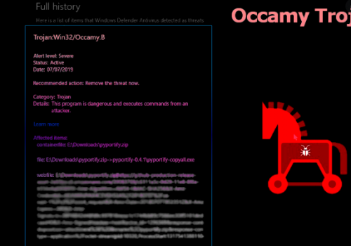 Usunąć Occamy.C Trojan