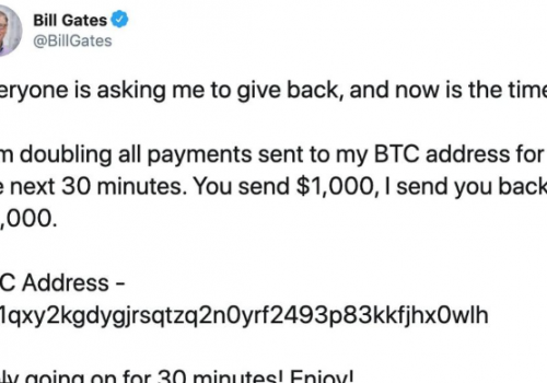 Twitter számlák Elon Musk, Jeff Bezos, az Apple és több eltérített előmozdítása Bitcoin giveaway átverés