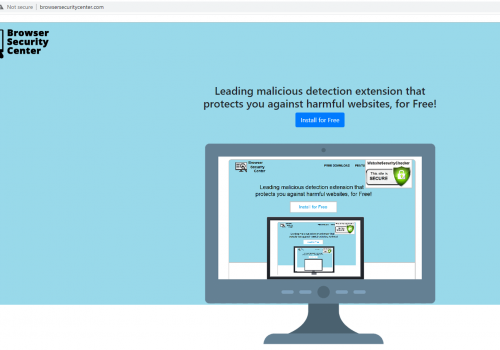 Rimuovere Browsersecuritycenter.com