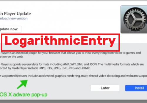 Rimuovere LogarithmicEntry browser hijacker