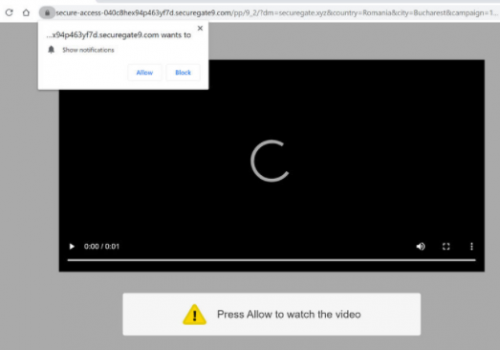 Securegate9.com Rimozione