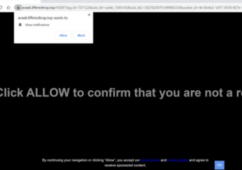 Rimuovere Lifferedtrop.top pop-up ads