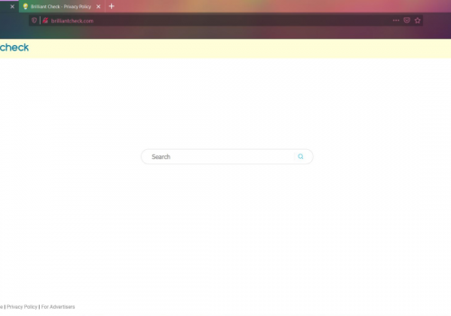 Rimuovere Brilliant Check Redirect Virus