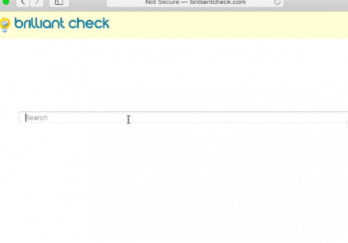 Rimuovere Brilliant Check browser hijacker
