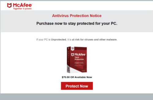 Entfernen Your McAfee Subscription Has Expired POP-UP Scam