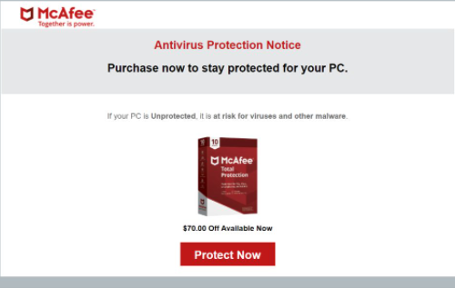 Entfernen Your McAfee Subscription Has Expired POP-UP Scam