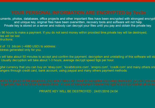 Odstranit 50 Hours To Make The Payment Ransomware