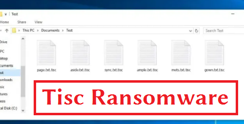 Odstranit Tisc Ransomware