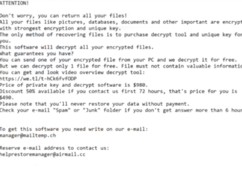 Fjerne Miia Ransomware og låse .miia-filer op