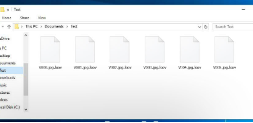 Fjerne Loov Ransomware