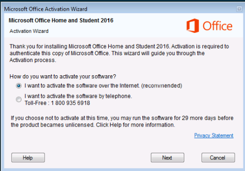 Microsoft Office Activation Wizard Scam allontanamento