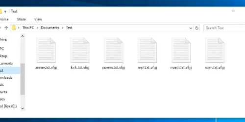 Fjerne Vfgj ransomware
