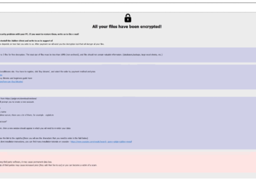 Fjerne XHAMSTER Ransomware