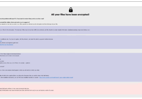 Fjern XHAMSTER ransomware