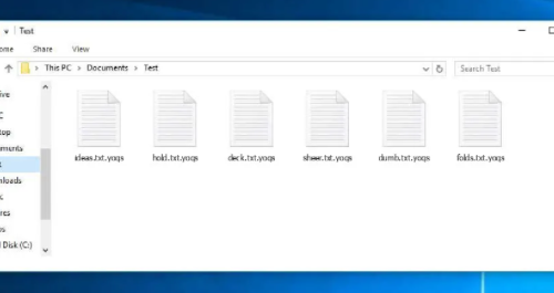 Fjerne Yoqs Ransomware