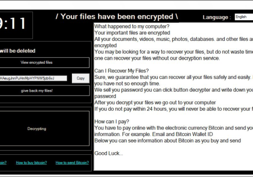 Enlever V3NOM Ransomware