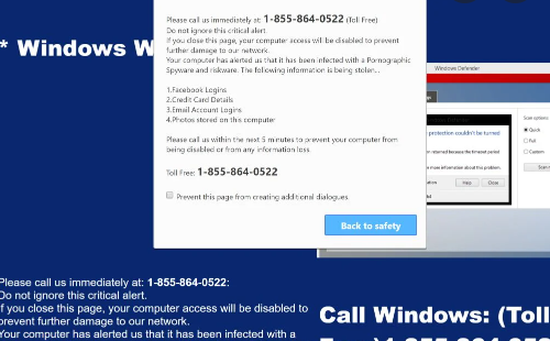 Entfernen Windows Defender – Security Warning POP-UP Scam