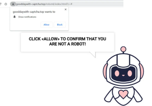Entfernen Gooddaywith-captcha.top ads