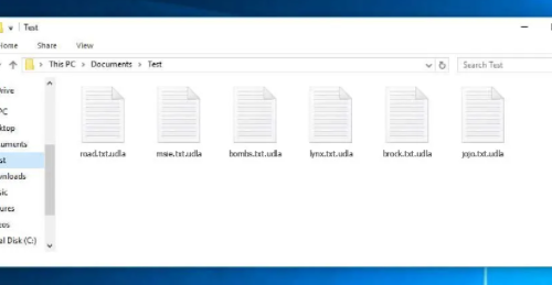.Udla ransomware Virus μετακόμιση