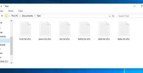 Πώς να καταργήσετε Efvc Ransomware