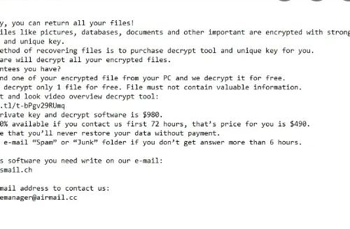 Rryy Ransomware μετακόμιση