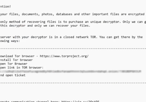 Αφαιρώ U2K Ransomware