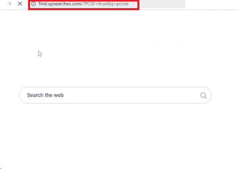 Rimuovere UpSearches browser hijacker