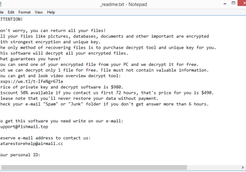 Πώς να αφαιρέσετε Nuis (.nuis) ransomware