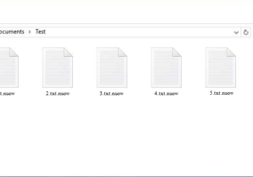 Πώς να διαγράψετε Nuow (.nuow) ransomware