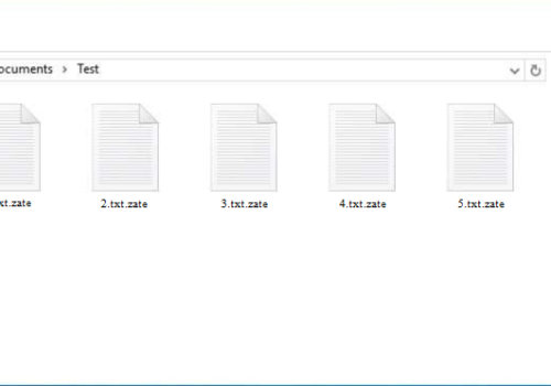 Διαγράφω Zate (.zate) ransomware