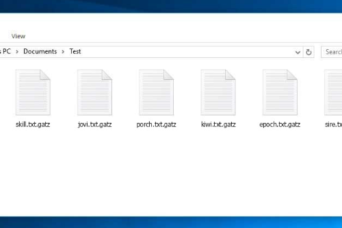 Κατάργηση Gatz file virus – . Αφαίρεση Gatz Ransomware