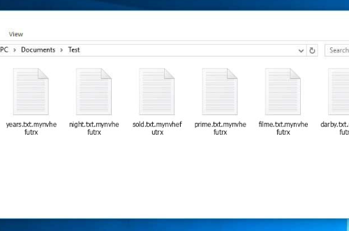 Αφαιρέστε Mynvhefutrx Ransomware και unlcok . Ιός αρχείου Mynvhefutrx