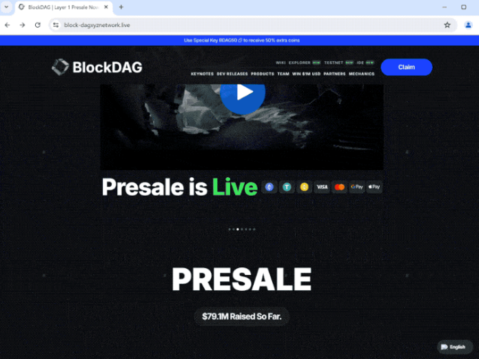 ลบก “BlockDAG Presale” ารหลอกลวง